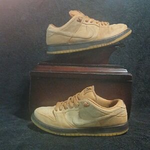 Nike SB Dunk Low Pro "WHEAT MOCHA" Mens Size-8. 100%AUTHENTIC!